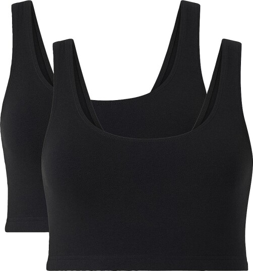 Ellos Plus collection Myk BH 2 pakning Svart