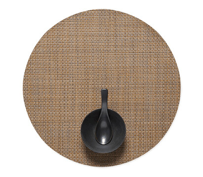CHILEWICH Basketweave Spisebrikke 38cm TEAK Rund
