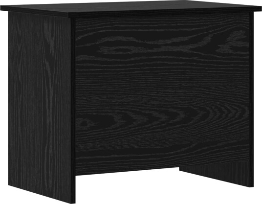 vidaXL Oppbevaringskiste Svart eik 60 x 40 x 50 cm Konstruert tre