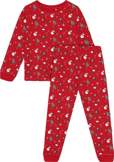 Minymo Pyjamas Set Aop SCARLET SAGE 128