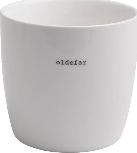 Sögne Home Krus 30 cl hvit oldefar