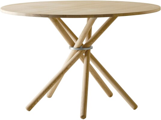 Eberhart Furniture - Hector 120 Dining Table / Oak Light Alu Spisebord Brun Metall/tre