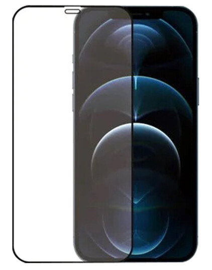PanzerGlass iPhone 12 Pro Max Antibakteriell Edge-to-Edge Skjermbeskytter - Case Friendly - Svart