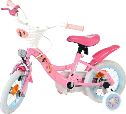 Volare Princess Barnesykkel 12" med Avtakbare Støttehjul Rosa Volare Princess Barnesykkel 12" med Avtakbare Støttehjul Rosa