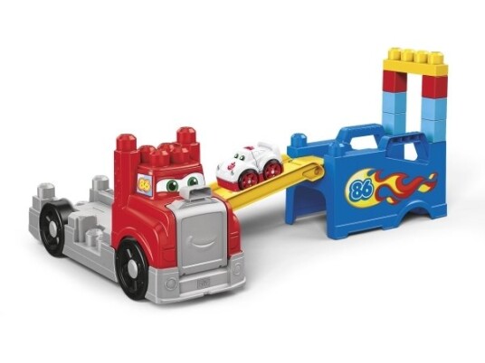 Mega Bloks Build & Race Rig Kjøretøy Og Banesett 1 År Aaa Plast Flerfarget