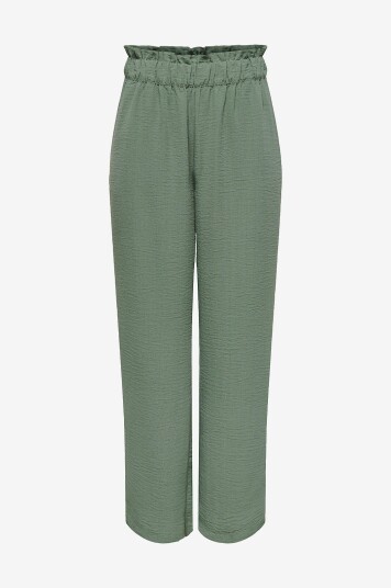 JDY - Bukser jdydivya HW Wide Pants Wvn - Grønn