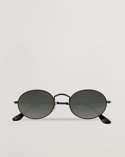 Ray Ban Oval Sunglasses Black