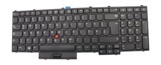 Lenovo Chicony - Brbart tastatur - til utskifting - Tysk - Svart