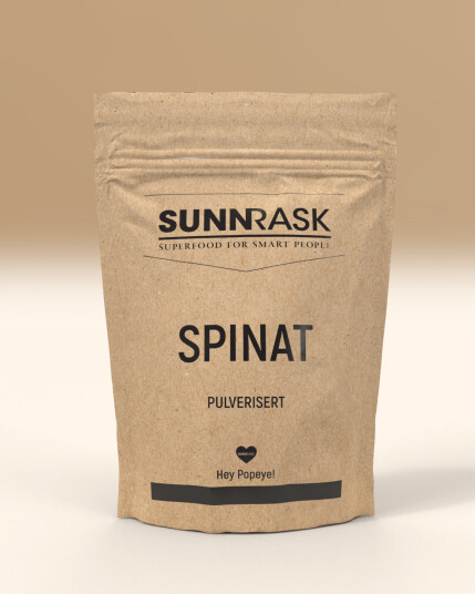 SunnRask Økologisk Spinatpulver 100g