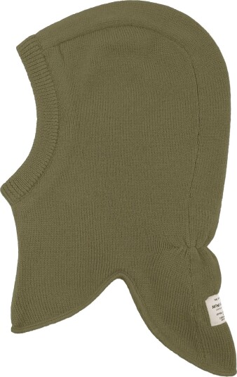 MINI A TURE Matjork Fleece Lined Balaclava. Rws Khaki green 2 3Y