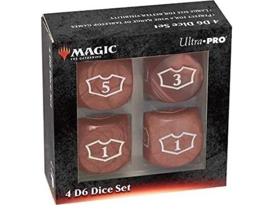 Ultra-Pro Ultra Pro: Magic The Gathering Red Mana 22 Mm Deluxe Loyalty Dice Set