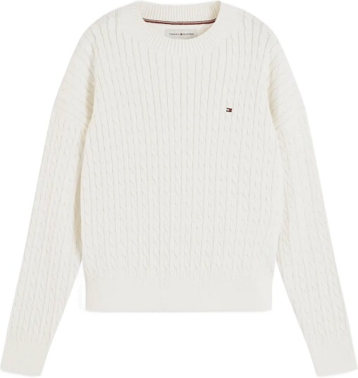 Tommy Hilfiger Cable Sweater IVORY PETAL 176