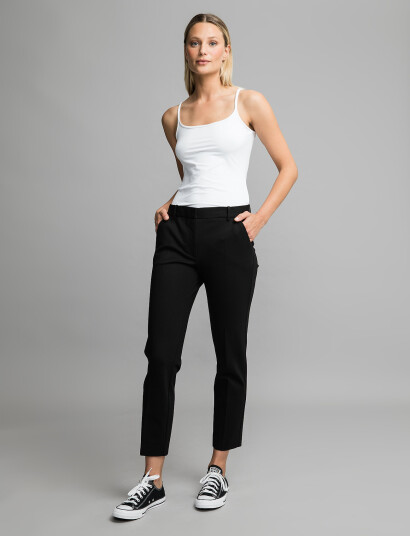 Andiata Jamy Jersey Trousers - Black - 42 Andiata Jamy Jersey Trousers - Black - 42