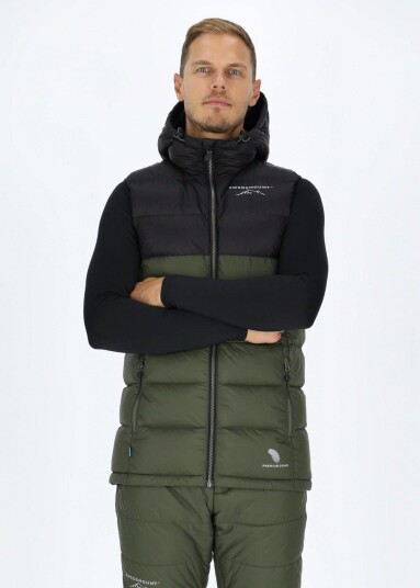 Swedemount Östersund Down Vest Black/Olive M Vester