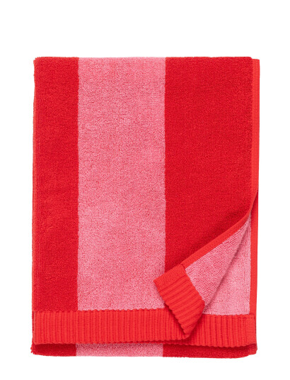 Marimekko Home Juhlaraita Hand Towel 50X70 Cm - Red - 50X70CM