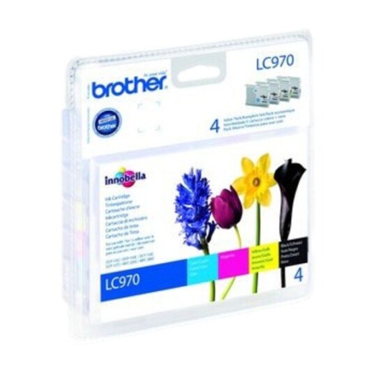 Brother LC970 Blekkpatron 4-pk.