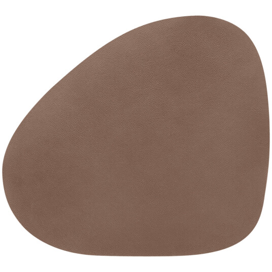 Vega Bordbrikke Kaja oval; 37x45 cm (BxL); Gråbrun; 4 Stykk / Forpakning Vega Bordbrikke Kaja oval; 37x45 cm (BxL); Gråbrun; 4 Stykk / Forpakning