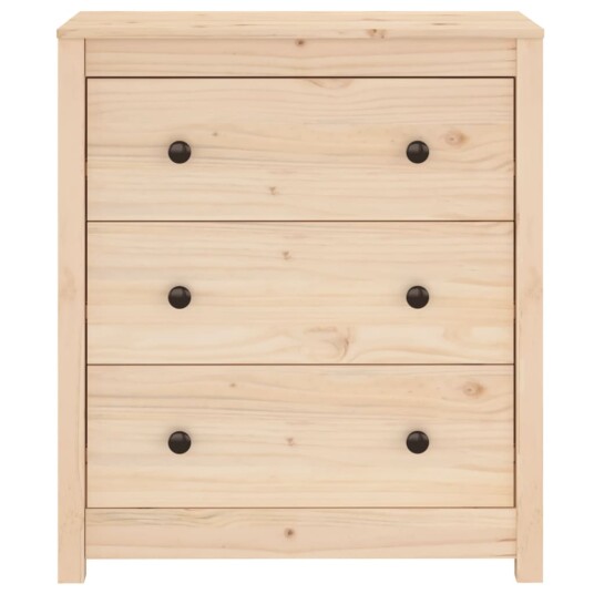 vidaXL Skjenk 70x35x80 cm heltre furu