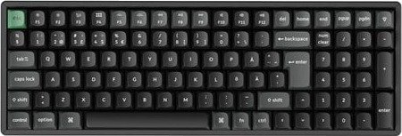 Keychron K4 Ultra 96% 8K Keychron Apex Brown Gamingtastatur Nordisk Svart K4U-J3-BO