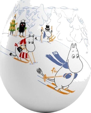 Moomin   Mummi påskeegg 10x15 cm påsketur