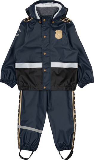 Mikk line Rain Set Police W/Susp 104 Navy 80