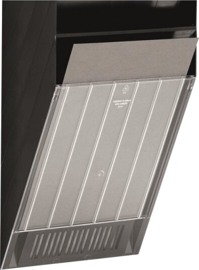 Durable Flexiboxx   Litteraturholder Frontplate   Gjennomsiktig