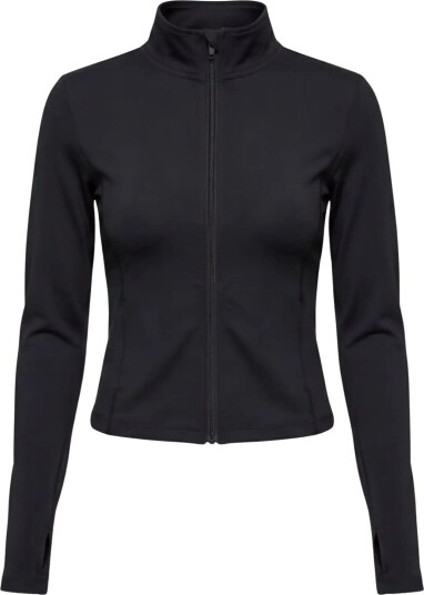 Drop of Mindfulness Butter Soft Neu Zip Cardigan BLACK S