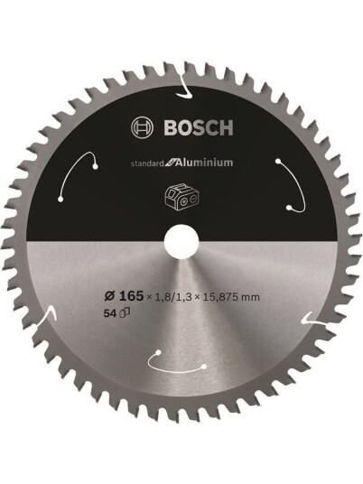Bosch 165mm Standard Aluminium Sagblad med 54 Tenner for Batteridrevne Sager Bosch 165mm Standard Aluminium Sagblad med 54 Tenner for Batteridrevne Sager