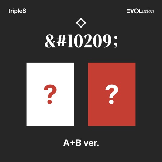 tripleS  Evolution  Mujuk  Random Cover  incl. 66pg Booklet, Special Class Objekt, Sticker, Folded Poster, Clear Postcard, Action Card + Visual Card  CD