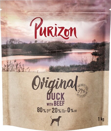 Purizon Adult Kornfri Tørrfôr And & Storfe 4x1kg