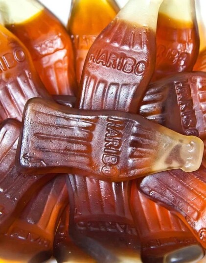 3 kg Haribo Giant Cola flasker