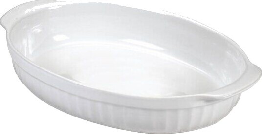 Guardini Ceramica ildfastform oval liten 22x14x5 cm hvit Guardini Ceramica ildfastform oval liten 22x14x5 cm hvit