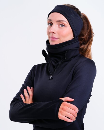 LEVITY Accelerate Brushed Headband Black One Size