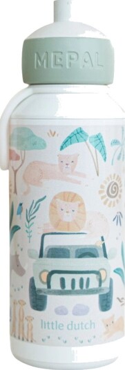 Little Dutch X Mepal Drikkeflaske Pop Opp 400 ml Safari Fr