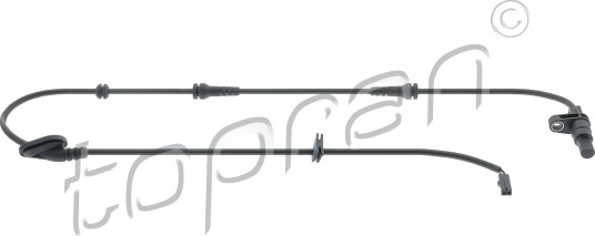 Sensor, ABS TOPRAN 120 753