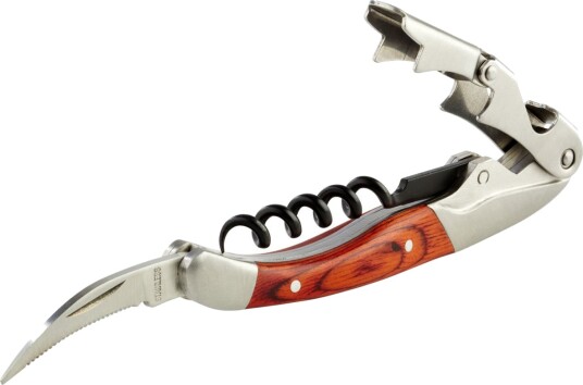 APS Kelnerkniv  PROFI  Lengde: 11,5 cm; 70 cl 11.5 cm L; Stålgrå/Brun
