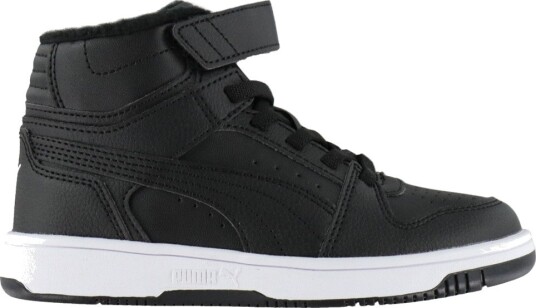 Puma Vintersko   Rebound Slam Mid Vanntørrer AC+ PS   Puma Black   Puma   34   Vinterstøvler Hvit Svart