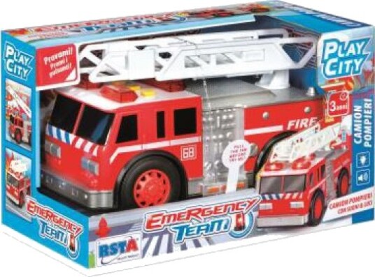Rstoys Brannbil Med Lys Og Lyd 3+ År