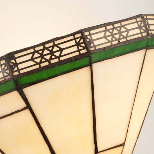 Searchlight Tiffany vegglampe New York Krem / amber Stue / spisestue Metall Tiffany