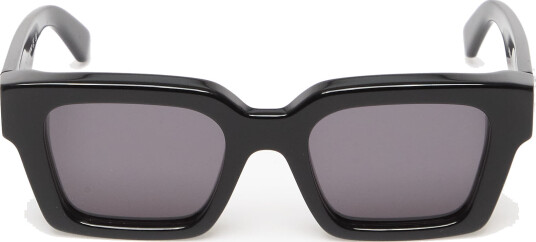 Solbriller Off-White Virgil Shiny Black/ Grey L