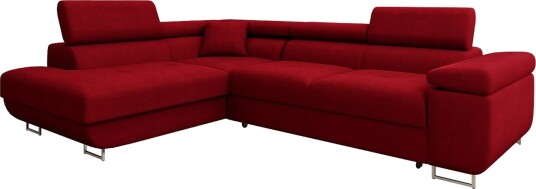 Gabina Sofa med Sjeselong 3 seter Rød Gabina Sofa med Sjeselong 3 seter Rød