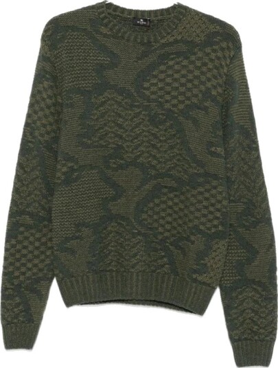 Etro Herre Strikkevarer Grønn 2XL,