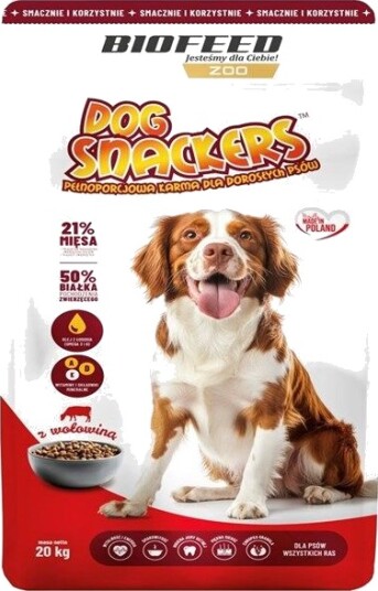 Biofeed Voksen Hundesnacks Oksekjøtt 20 kg