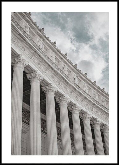 Architectural Details of Classical Design Plakat Plakat / 100x150cm