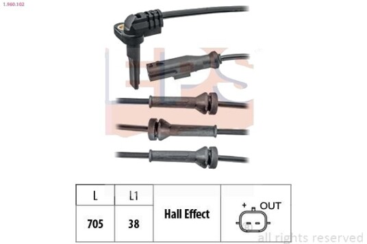 EPS 1.960.102 Sensor ABS