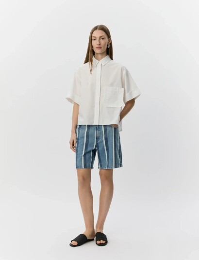 Sofie Schnoor Leanasw Short Sleeve Shirt   White   40