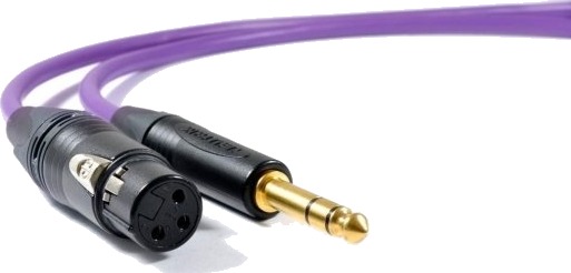 Melodika Jack 6,3 Mm – Xlr-Kabel 1,5 M Lilla