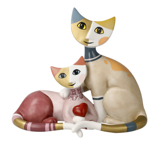 Katter Vivien e Peppie LTD 1999 stk 16x14 cm