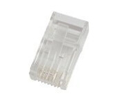MicroConnect Modular - Nettverkkontakt - RJ-45 (hann) - uskjermet - CAT 6 (en pakke 50)