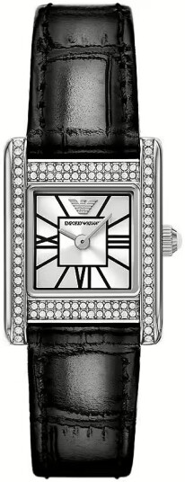 Emporio Armani Dameklokke AR11660 Genni Sølvfarget/Lær Emporio Armani Dameklokke AR11660 Genni Sølvfarget/Lær